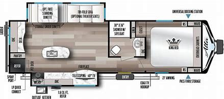 2025 EAST TO WEST RV ALTA 2810KIK, , floor-plans-day image number 0